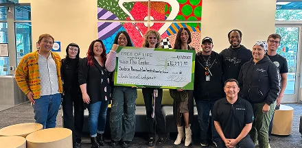 The Center LV Check Donation 2 11